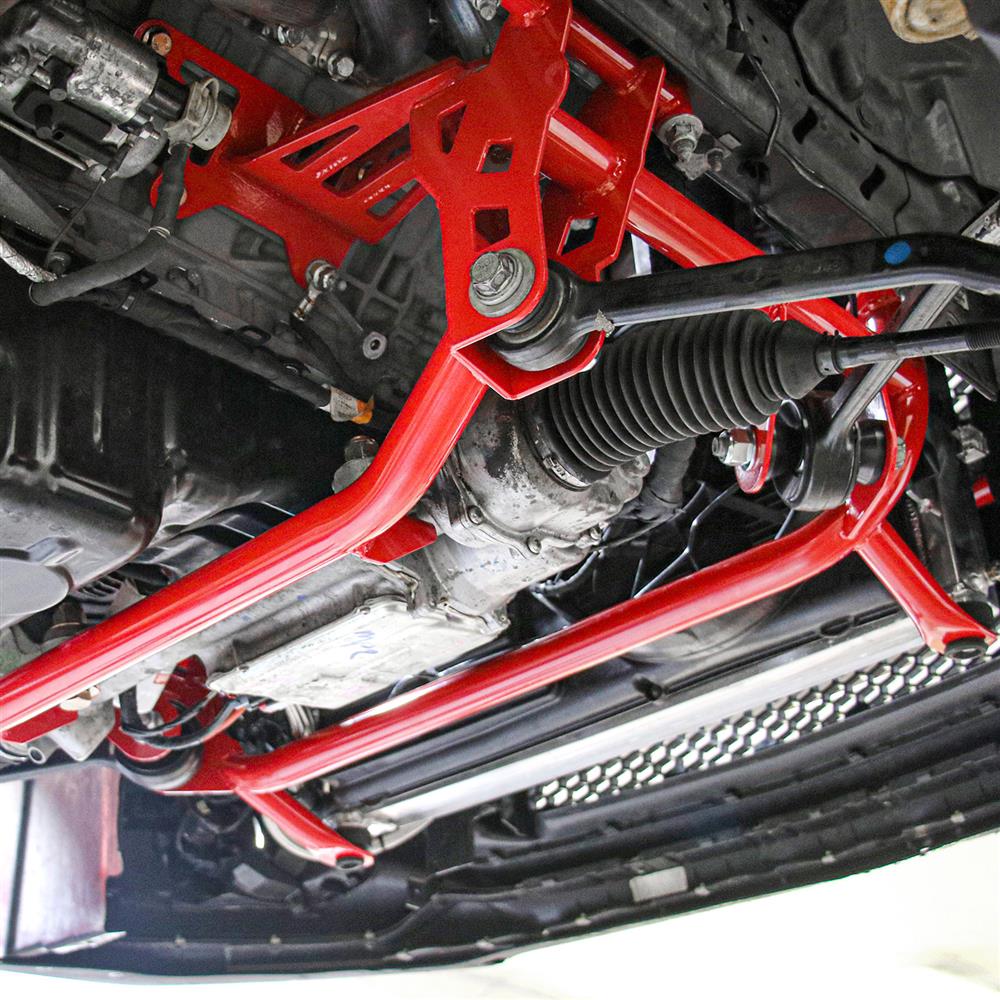 2015-2025 Mustang BMR Drag Racing K-Member - Red