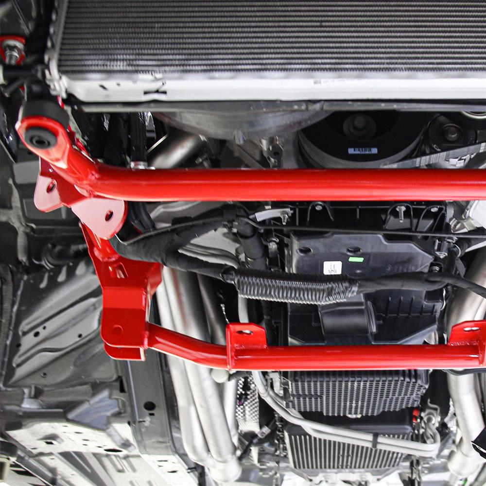 2015-2025 Mustang BMR Drag Racing K-Member - Red