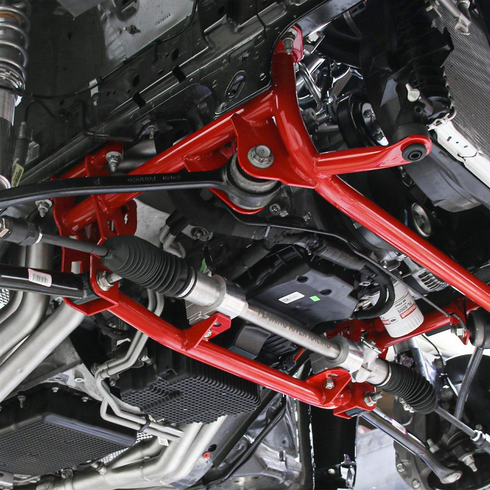 2015-2025 Mustang BMR Drag Racing K-Member - Red