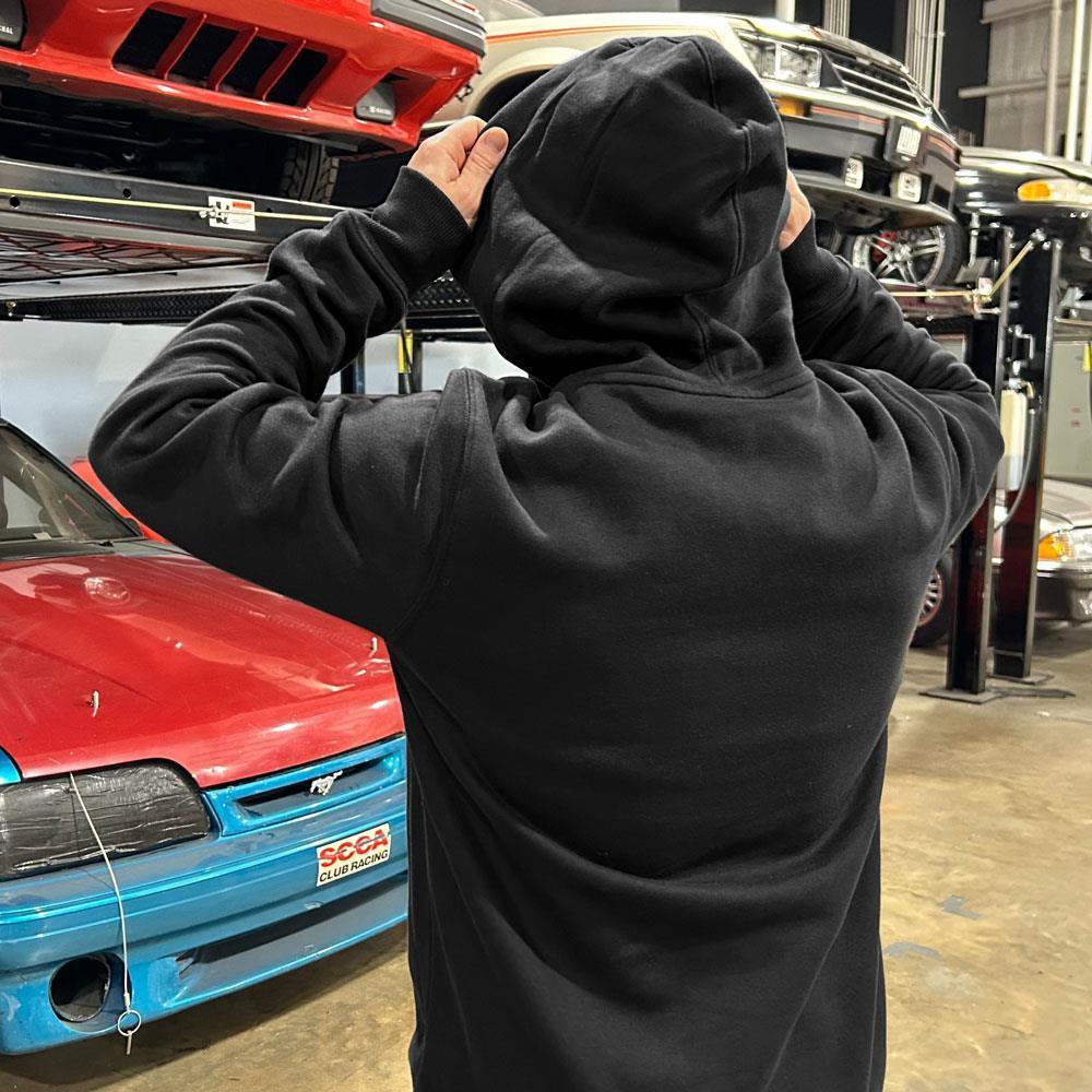 LMR Full Zip Hoodie  - Black