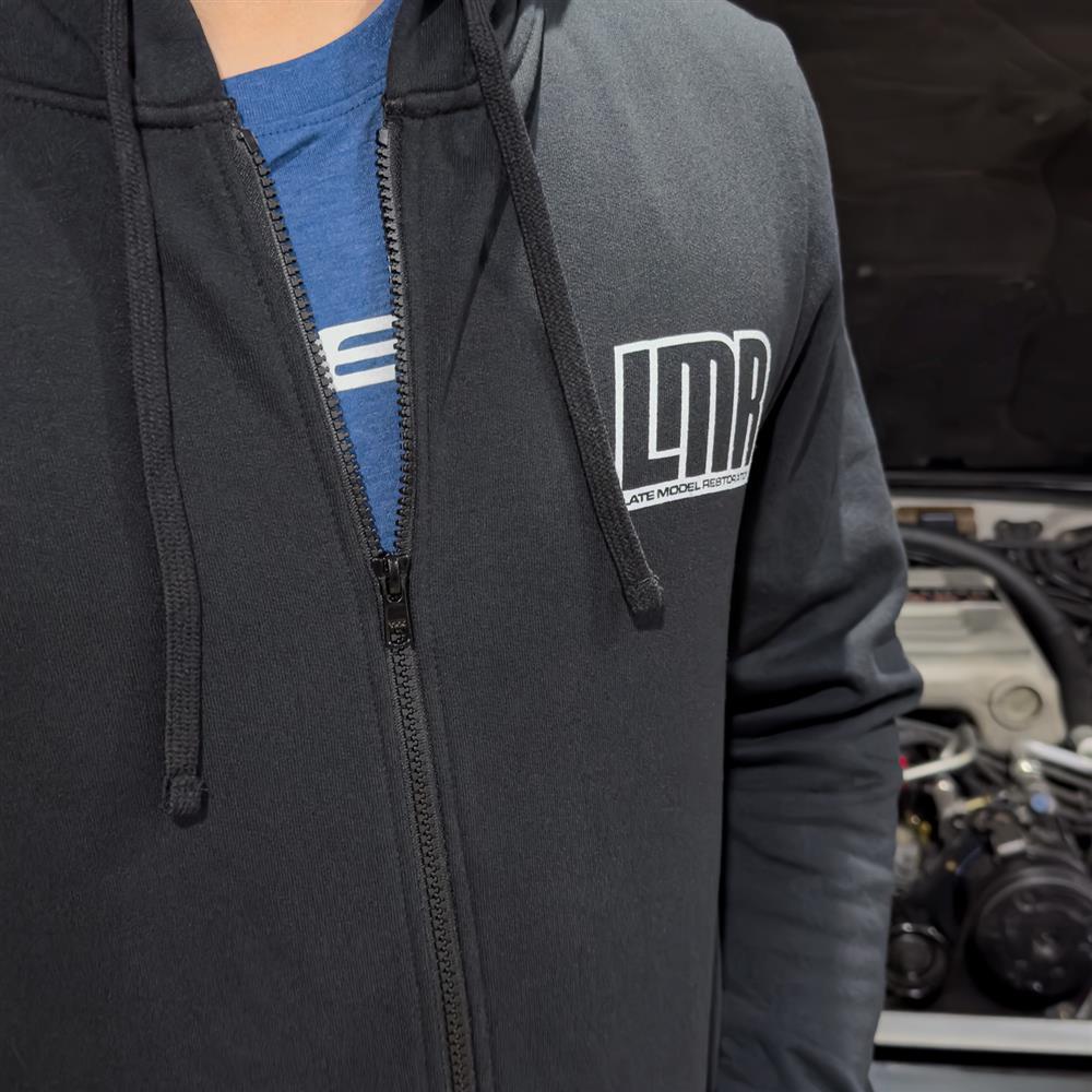 LMR Full Zip Hoodie  - Black