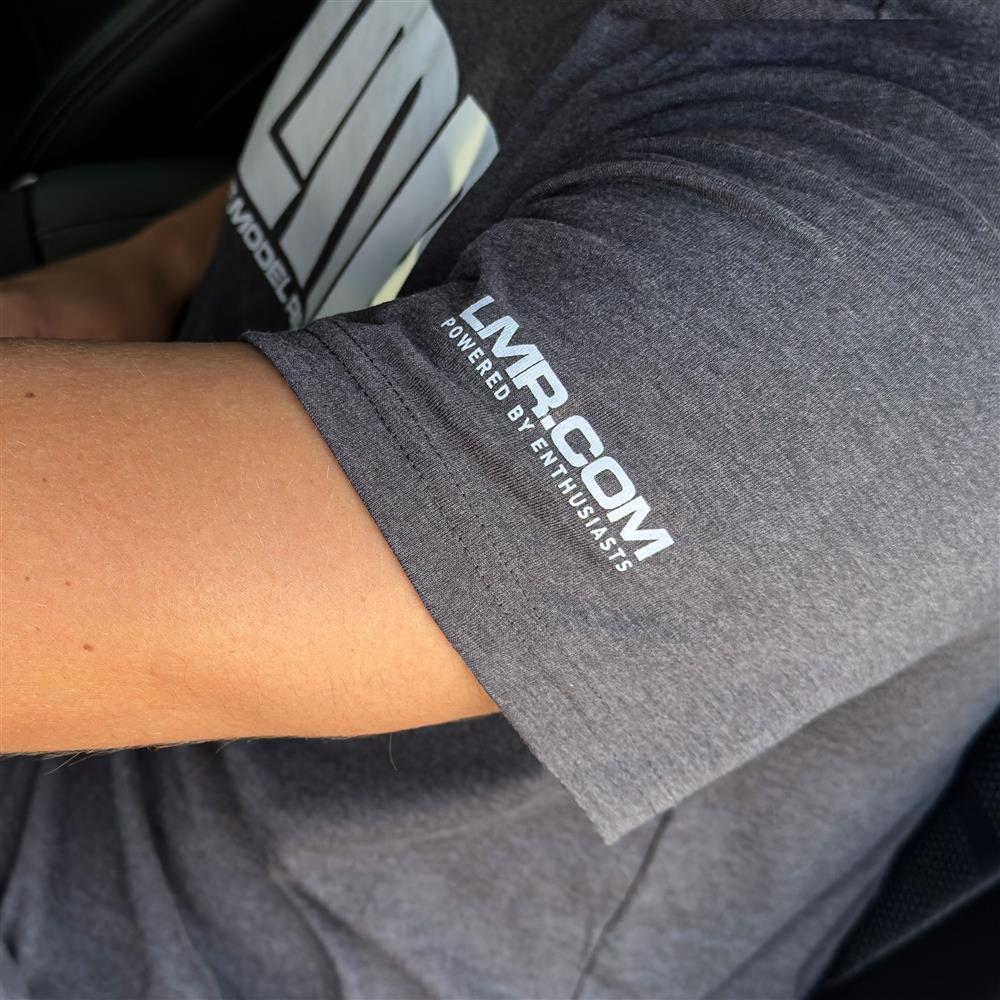 LMR Brand Logo T-Shirt  - Heather Charcoal