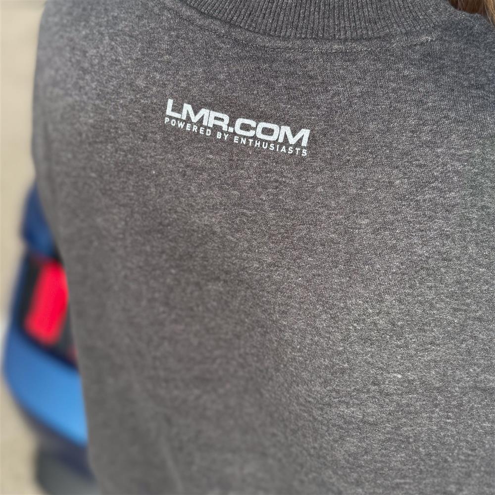 LMR Women's Cropped Crew Fleece  - Heathered Charcoal