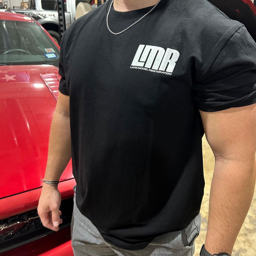 LMR USA T-Shirt  - Black