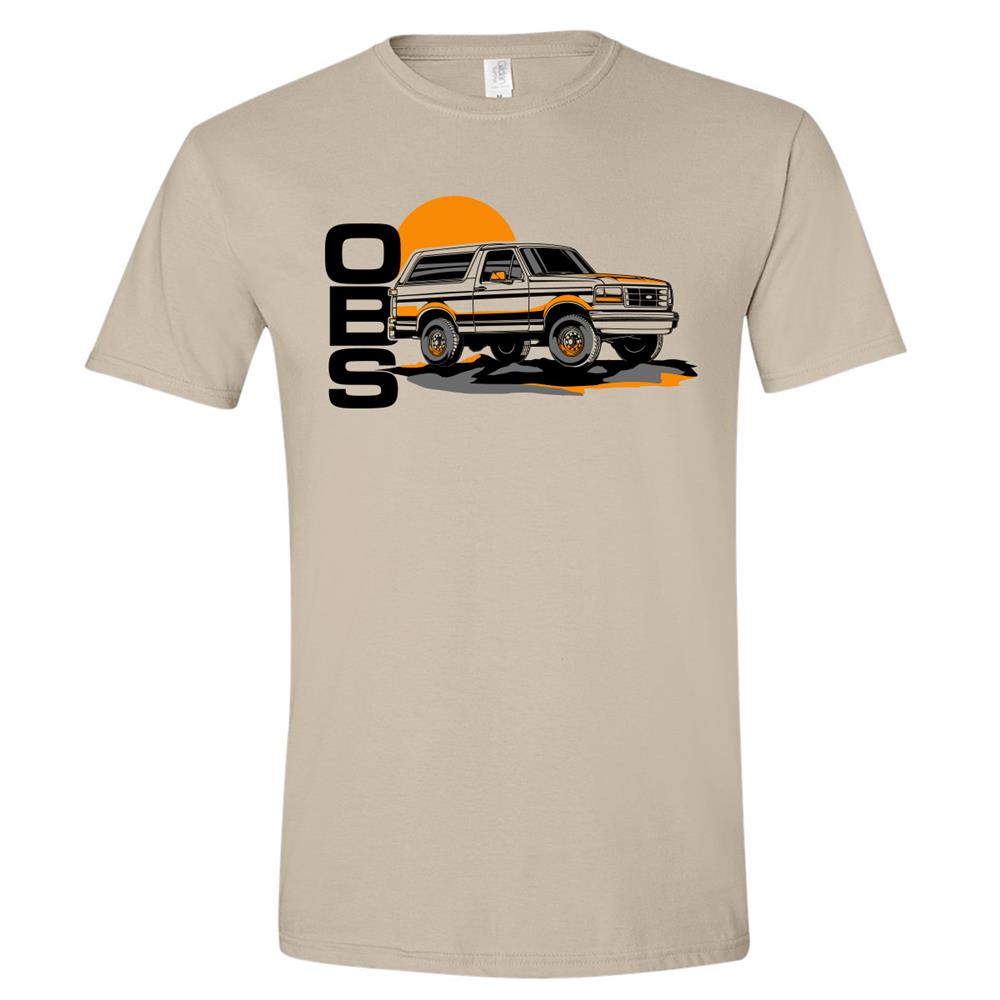 LMR OBS Bronco Retro Sun T-Shirt - XXL  - Desert Tan