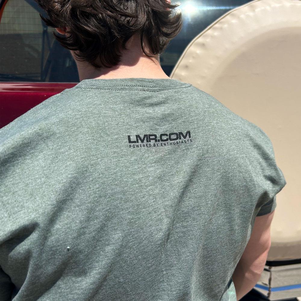 LMR OBS Bronco Retro Sun T-Shirt - XXL  - Olive Green