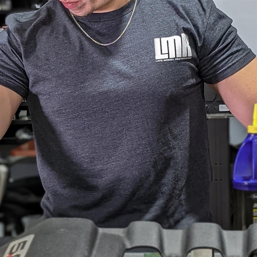 LMR USA Flexfit T-Shirt - Large - Dark Charcoal