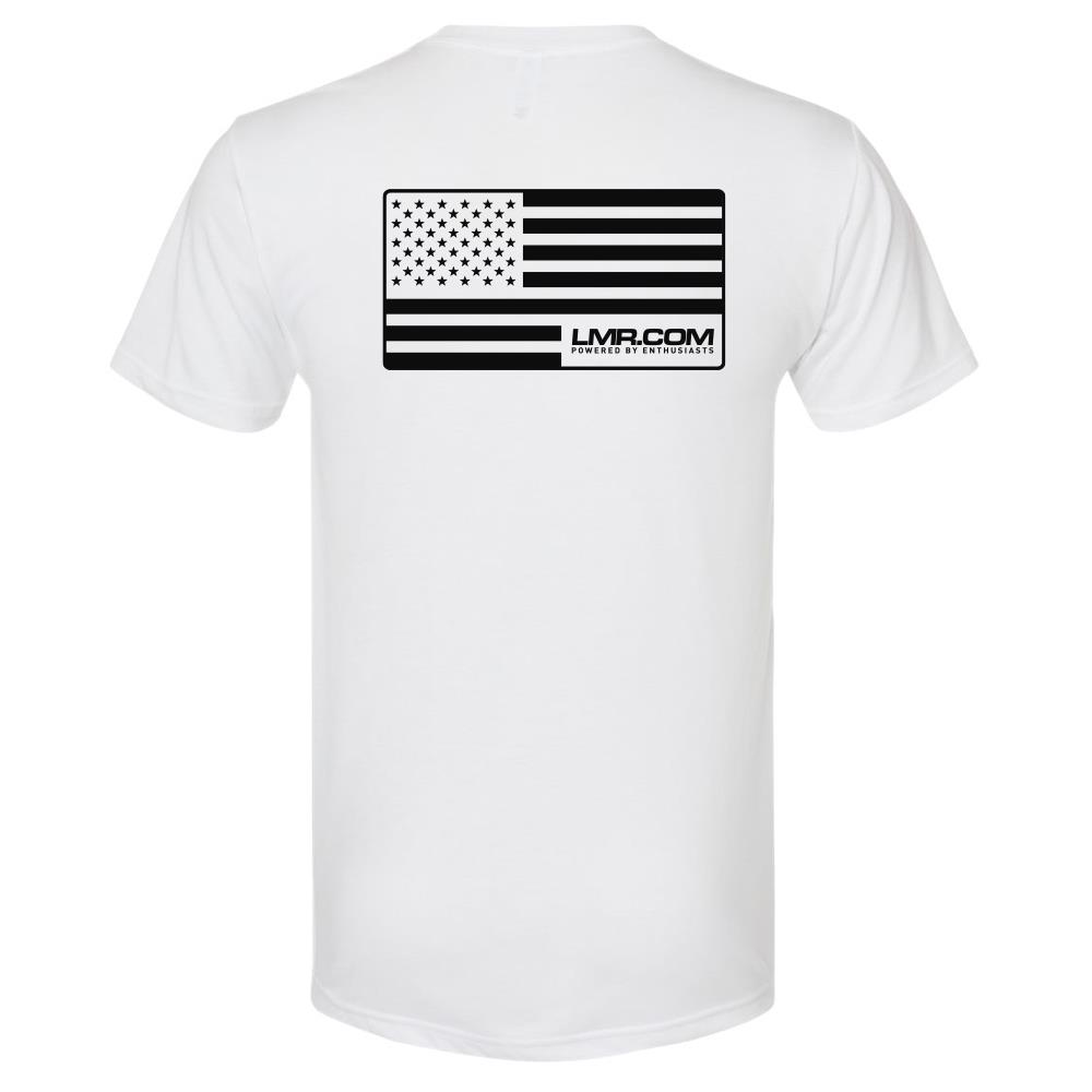LMR USA Flexfit T-Shirt - Large - White