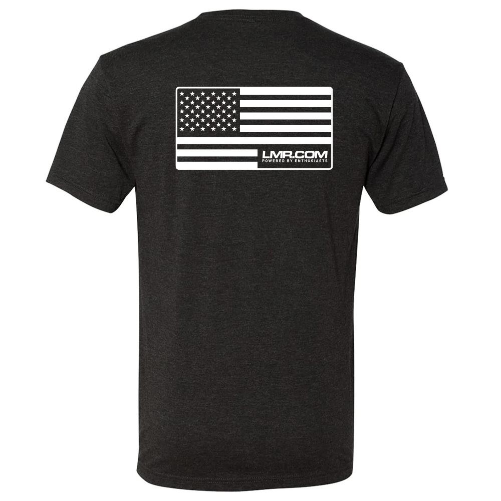 LMR USA Flexfit T-Shirt - Medium - Dark Charcoal