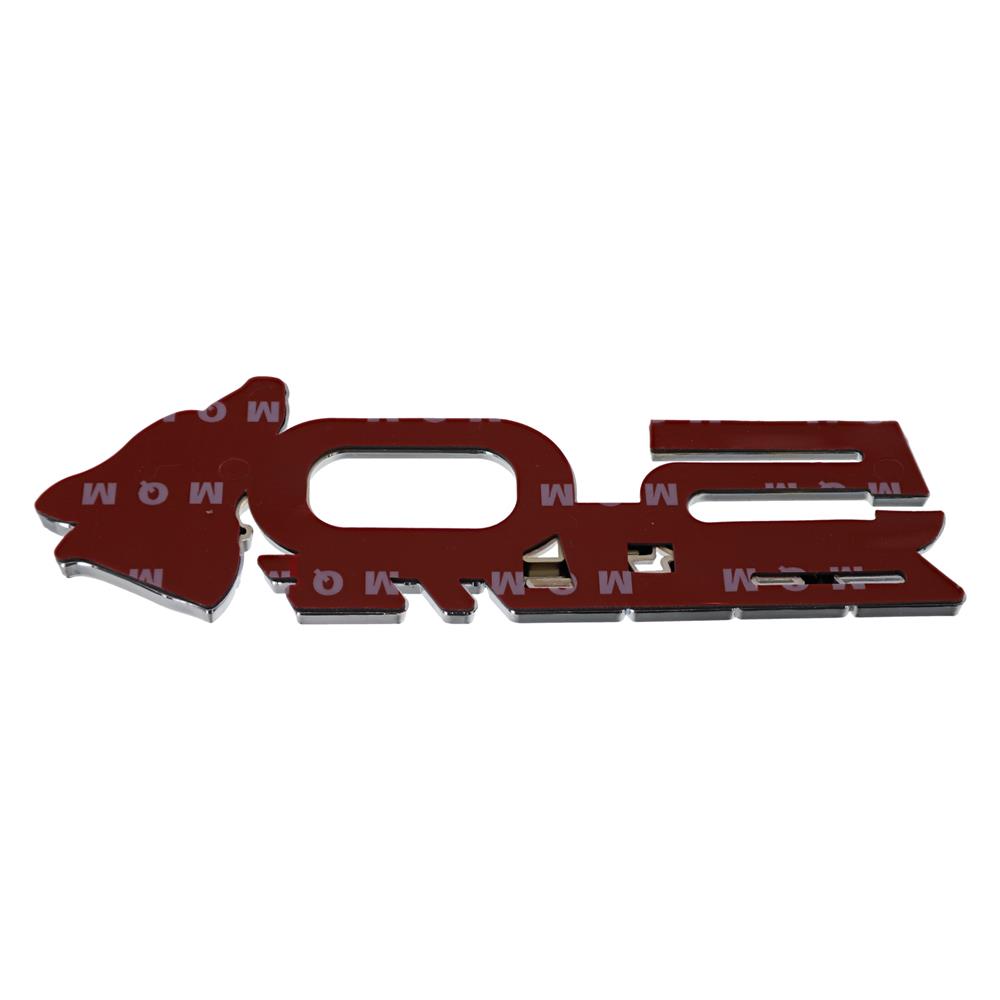 1979-25 Mustang V4 5.0 Fender Emblem Kit  - Chrome w/ Black