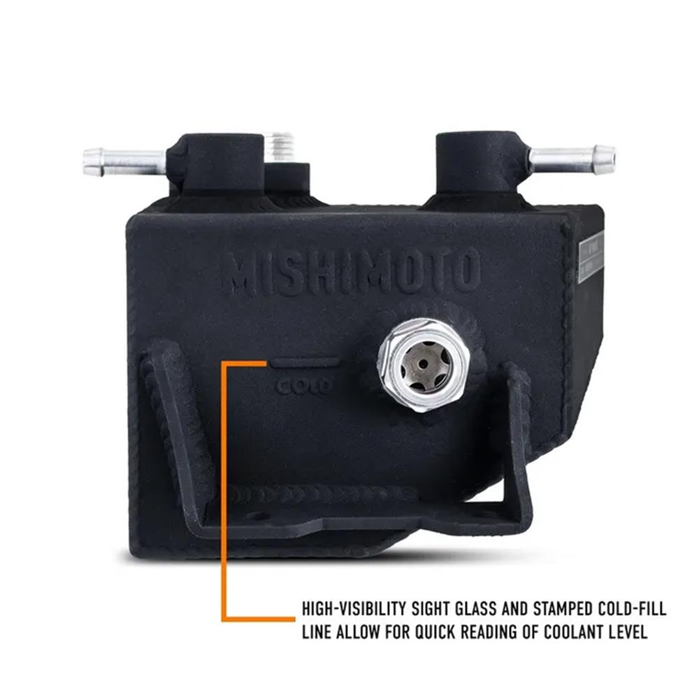 2024-26 Mustang Mishimoto  Aluminum Coolant Tank - Black