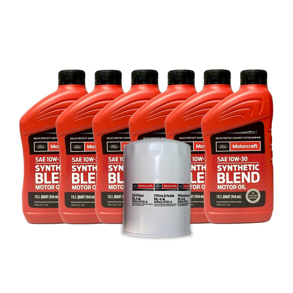 1992-1996 Bronco Motorcraft Oil Change Kit - 10W-30