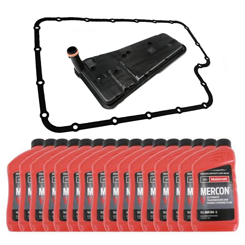 1992-96 Bronco Transmission Service Kit - E4OD - Flat Pan Rails