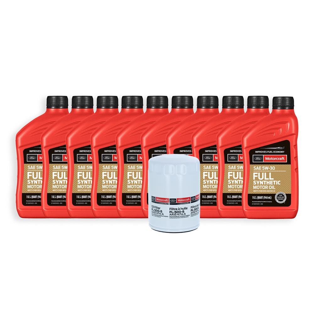 Motorcraft Mustang Full Synthetic Oil Change Kit 5w30 (2025) 5.0