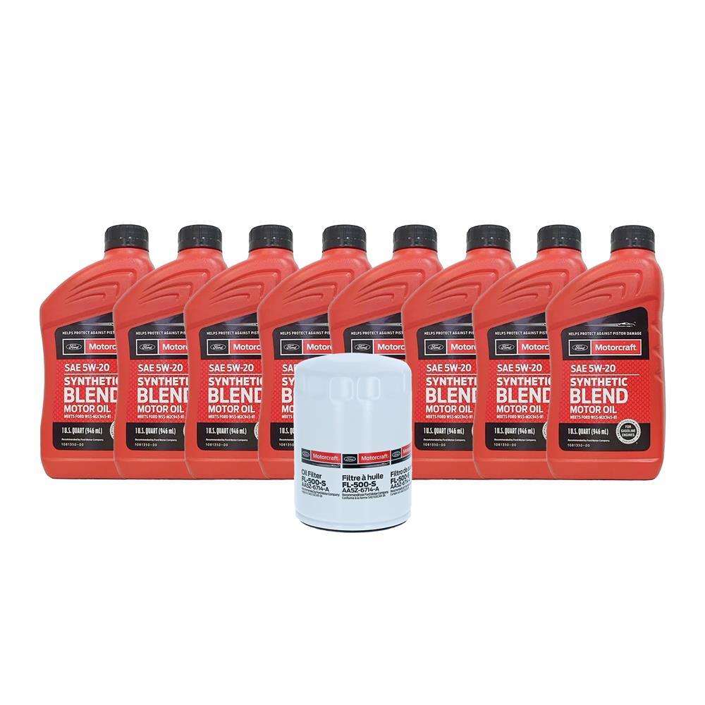 2011-2017 F-150 Motorcraft Oil Change Kit - 5w20 - 5.0