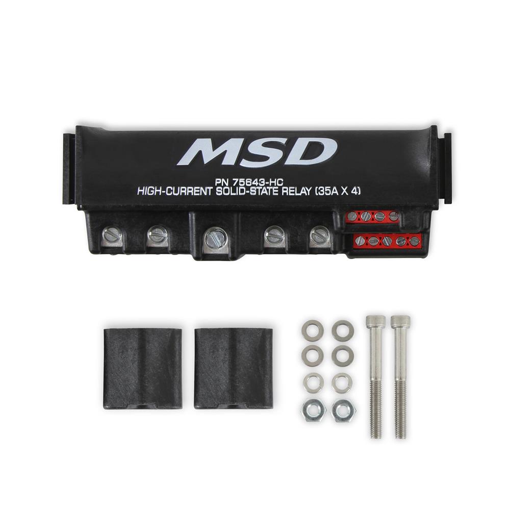 MSD High Current Solid State Relay Block  - Black