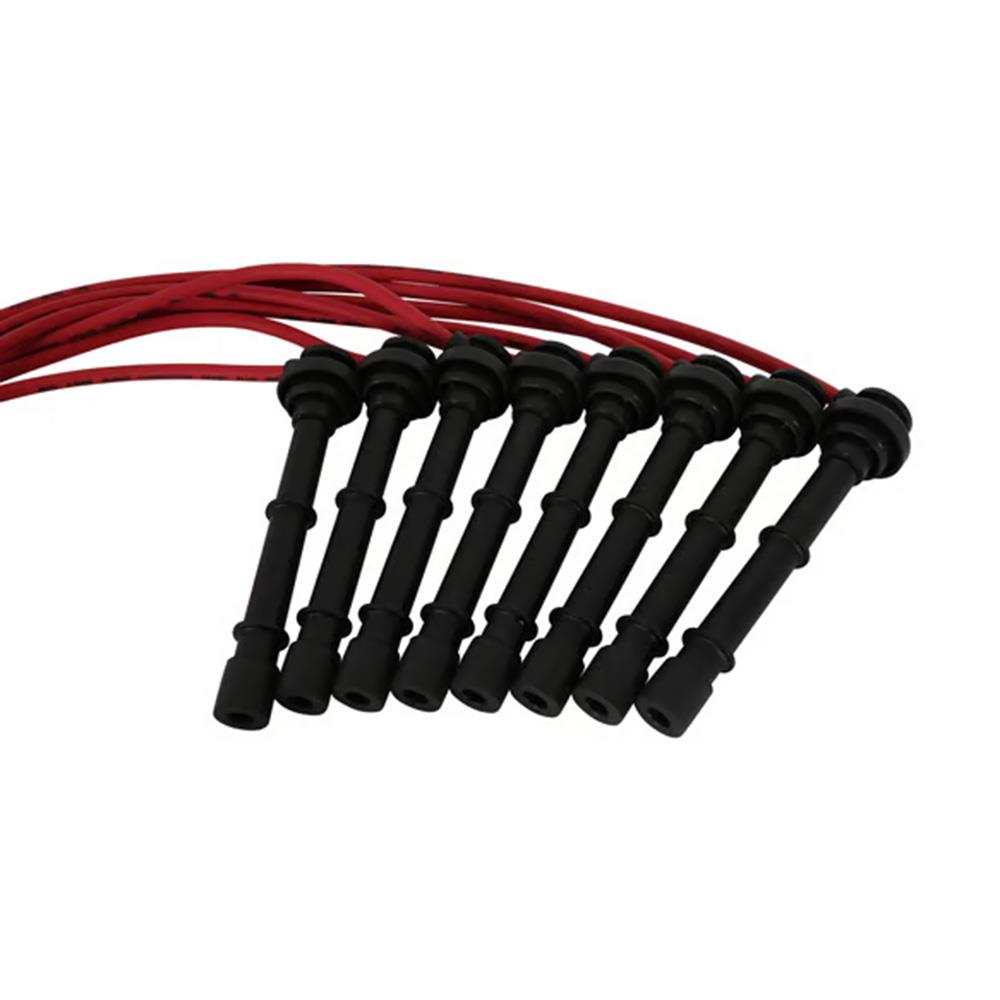 1996-98 Mustang MSD Super Conductor Spark Plug Wires Red 4.6 4V