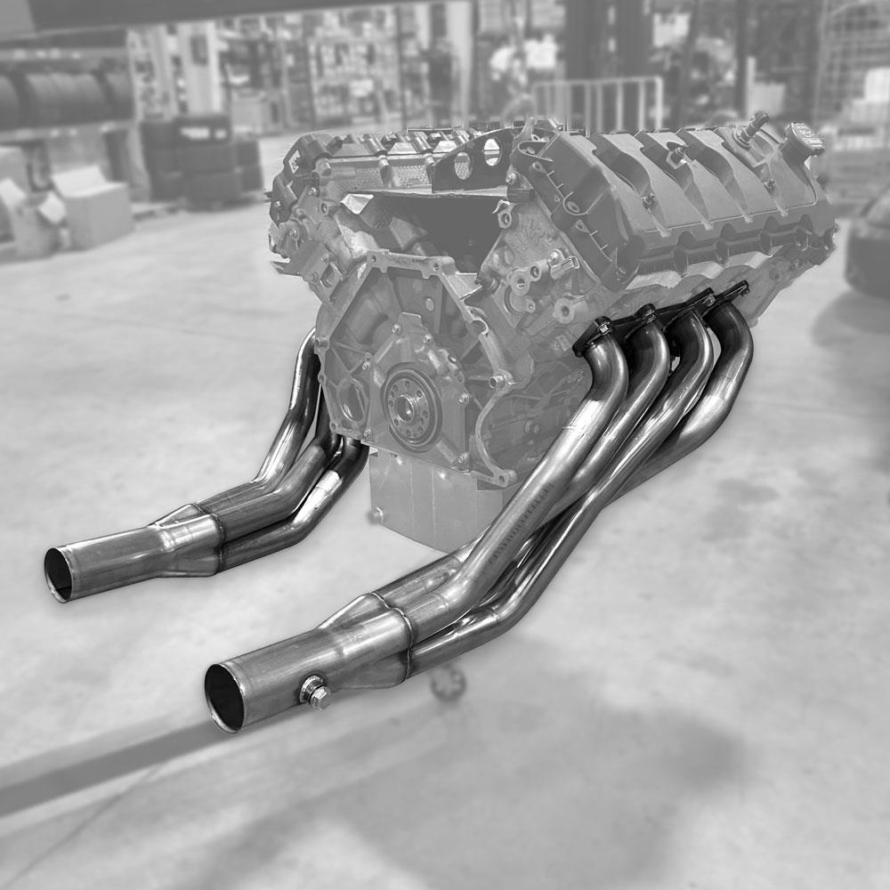 1979-04 Mustang SVE 1 7/8" Coyote Swap Long Tube Headers   - Ceramic - UPR K-Member