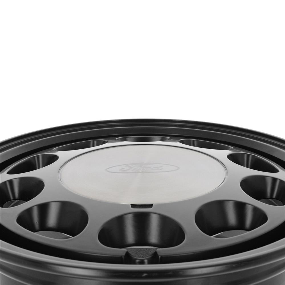 1979-93 Mustang 4 Lug 10-Hole Rear Wheel Kit - 15x9  - Black