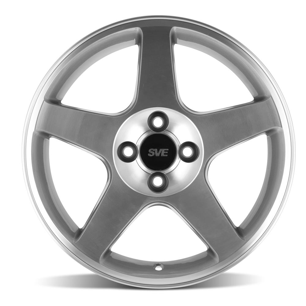 1979-93 Mustang SVE 4 Lug 03 Cobra Wheel Kit - 17x8/10  - Machined