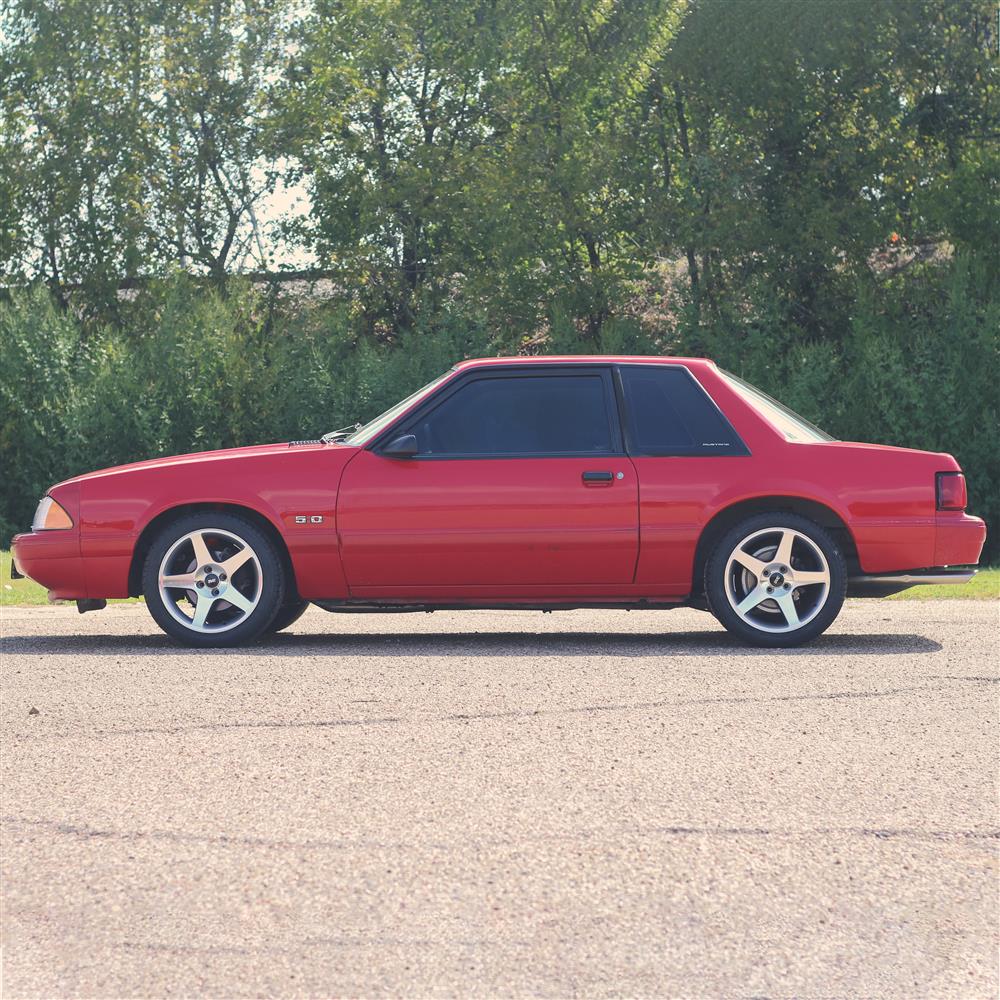 1979-93 Mustang SVE 4 Lug 03 Cobra Wheel & Nitto Tire Kit - 17x8/9  - Machined