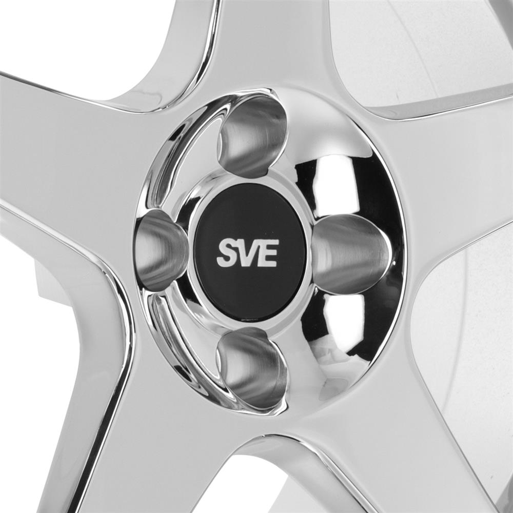 1979-93 Mustang SVE 4 Lug 03 Cobra Wheel & Sumitomo Tire Kit - 17x8/9  - Chrome