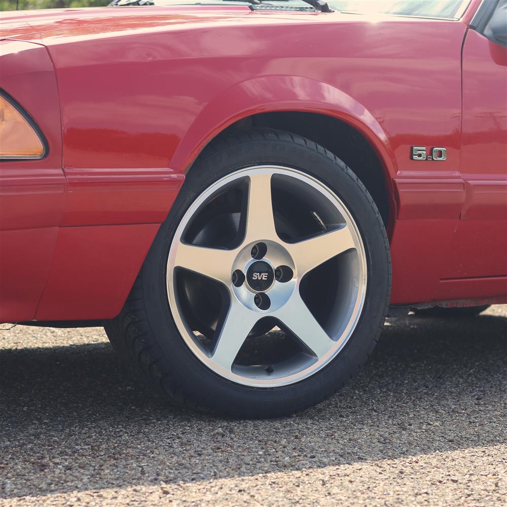 1979-93 Mustang SVE 4 Lug 03 Cobra Wheel & Sumitomo Tire Kit - 17x8  - Machined