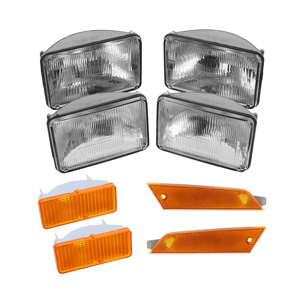 1979-86 Mustang 8 Piece Headlight Kit