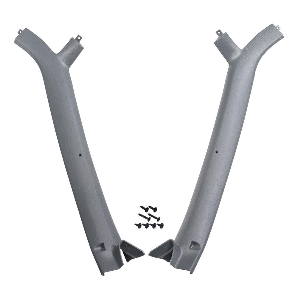 1979-86 Mustang A-pillar Trim Panel Kit  - Gray Hatchback/Coupe