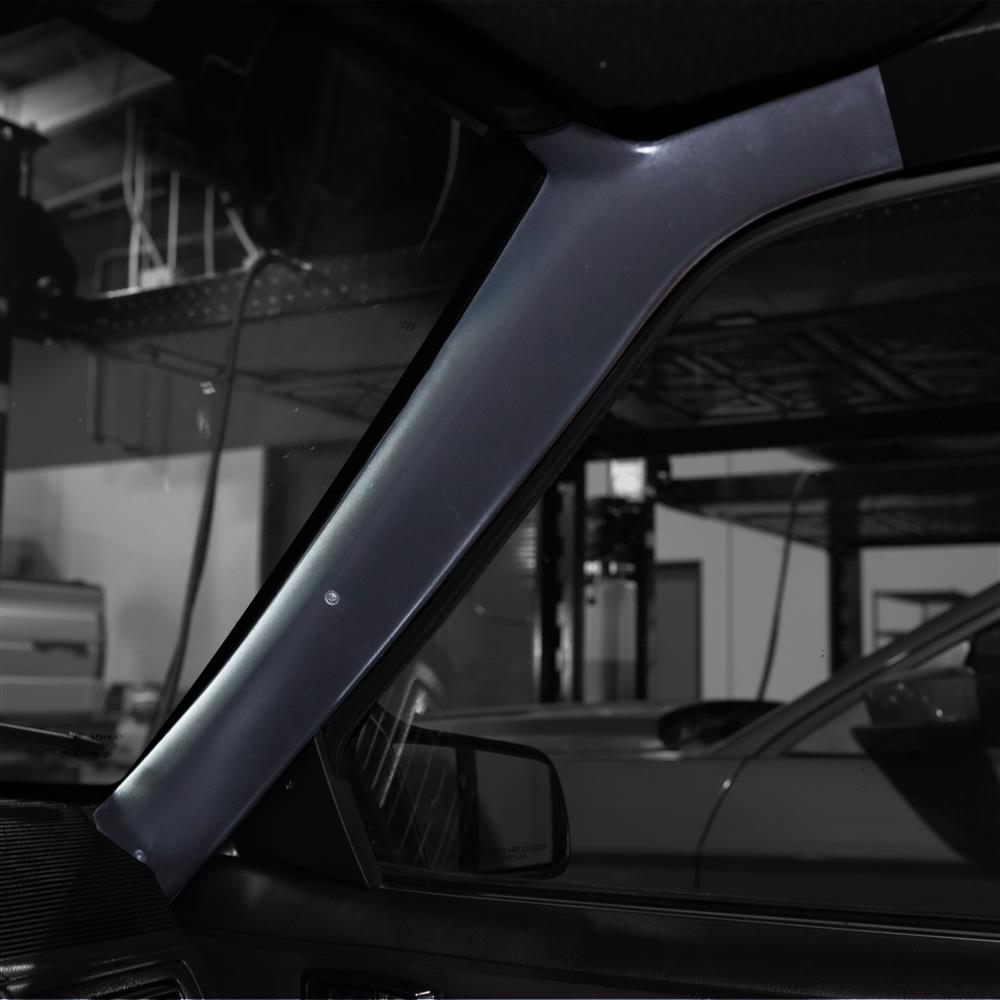 1987-93 Mustang A-pillar Trim Panels  - Black Coupe/Hatchback