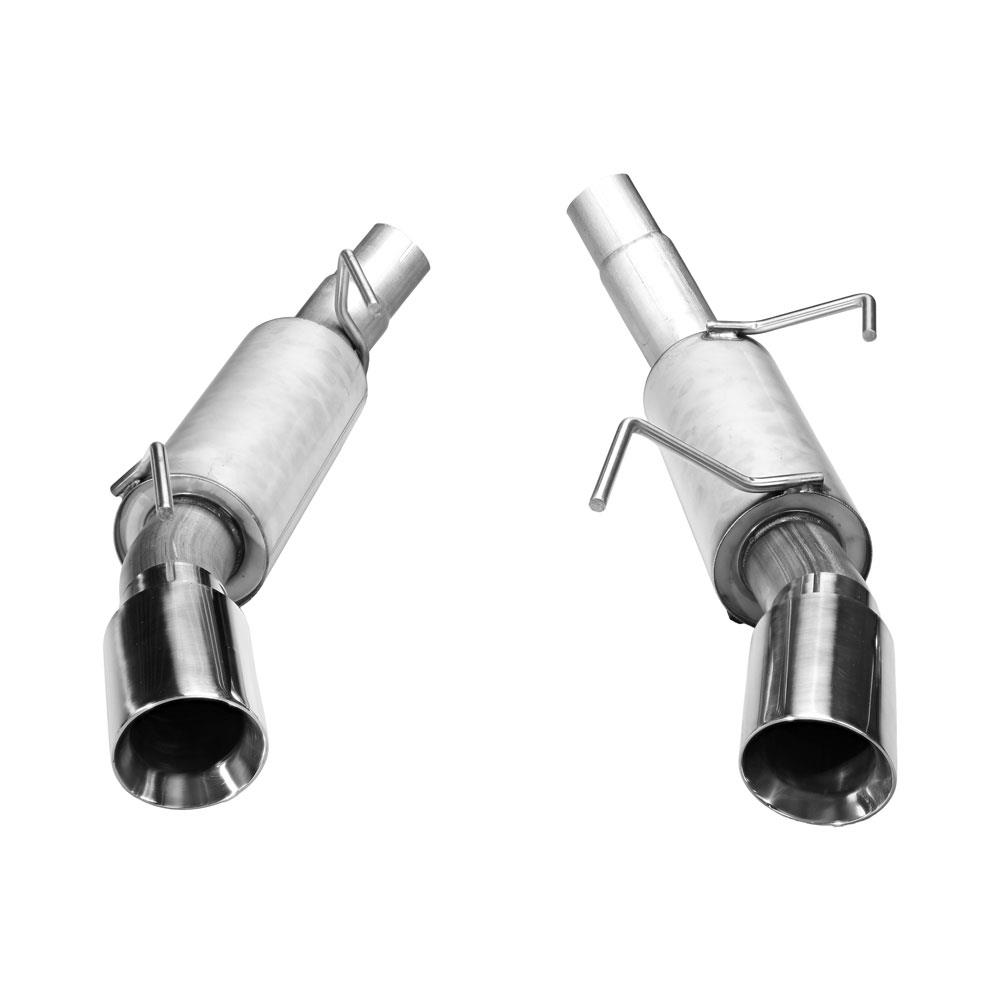 2005-10 Mustang Axle Back Exhaust Kit - Polished Tips GT/GT500