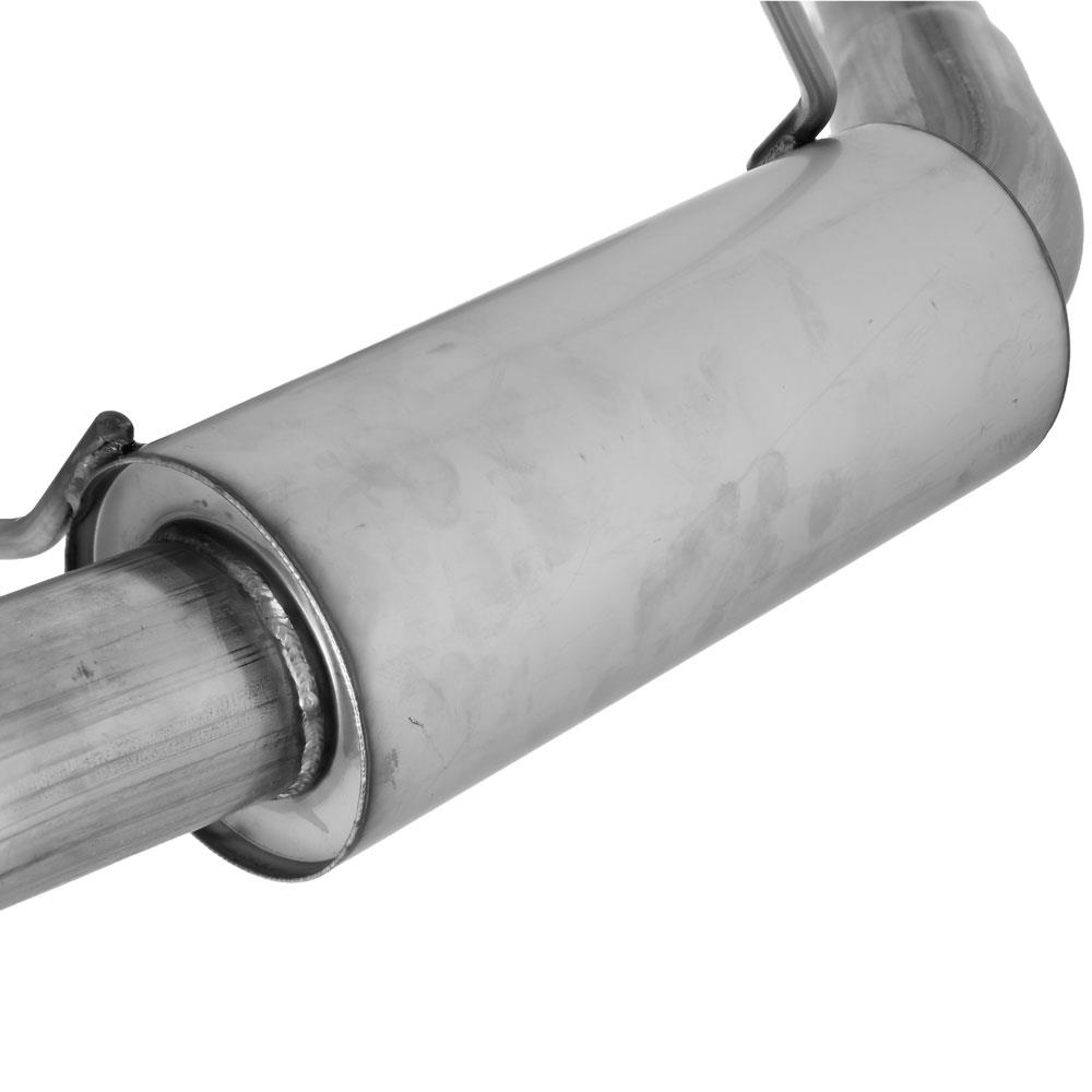 2005-10 Mustang Axle Back Exhaust Kit - Polished Tips GT/GT500