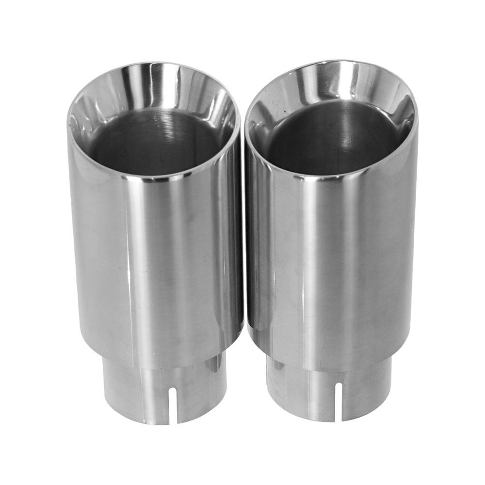 2005-10 Mustang Axle Back Exhaust Kit - Polished Tips GT/GT500