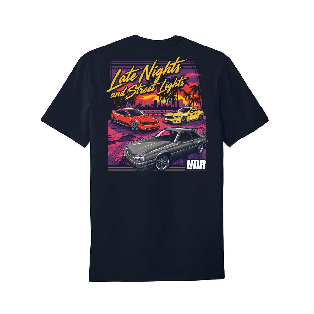 LMR Late Nights & Street Lights Mustang T-Shirt