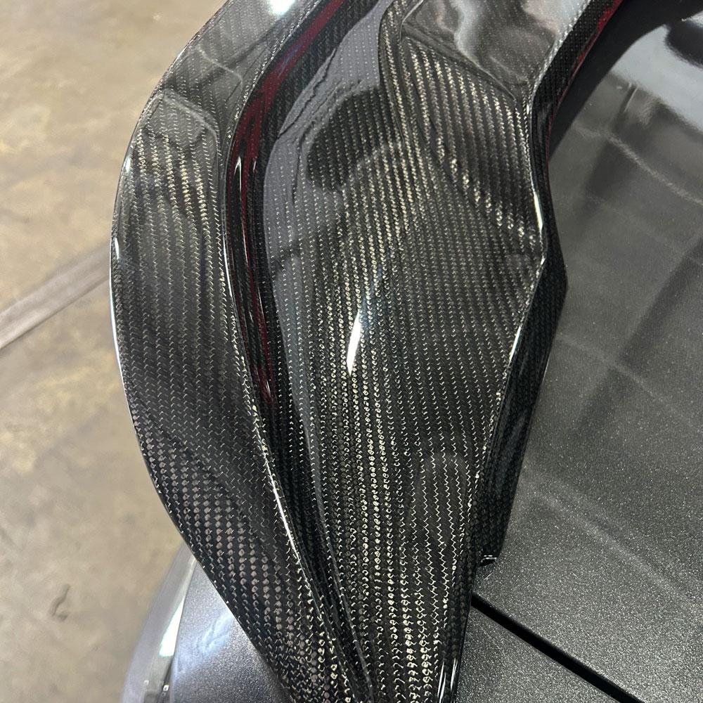 2015-23 Mustang Carbon Fiber GT500/Mach 1 Style Rear Spoiler