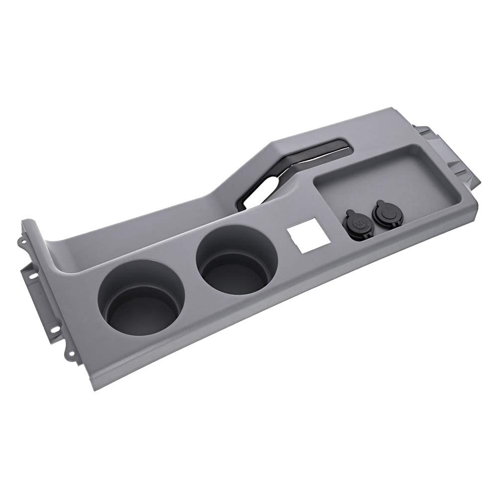 Mustang Cup Holder Console Panel - Gray (87-93) E8ZZ-6104490-SH