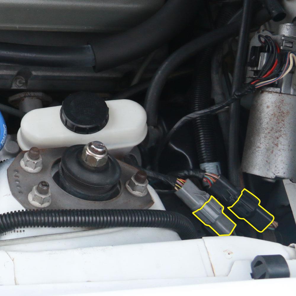 1987-93 Mustang Dash Harness Connector Pigtail  - Round 8 Pin Female