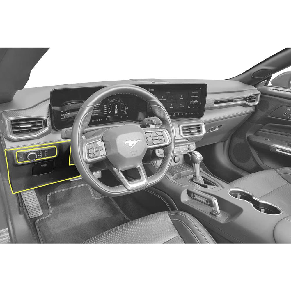 2024-26 Mustang Dashboard Sunglass Compartment Trim Cover