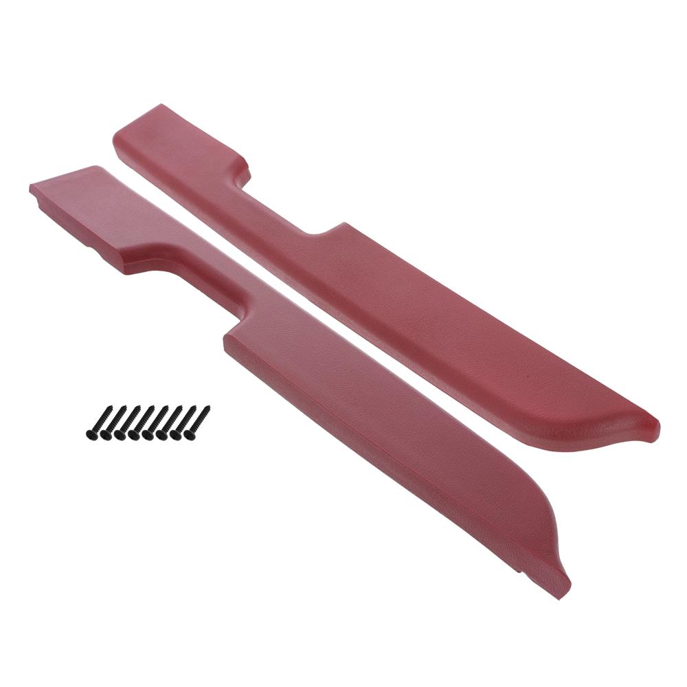 1987-1993 Mustang Fox Body Red Power Door Armrest Pads