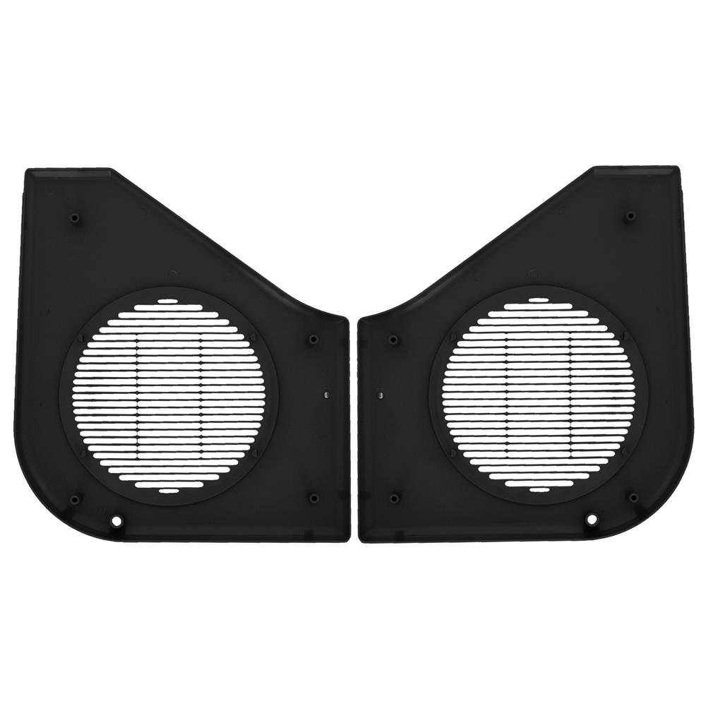 1987-93 Mustang Door Speaker Grille Kit  - Black