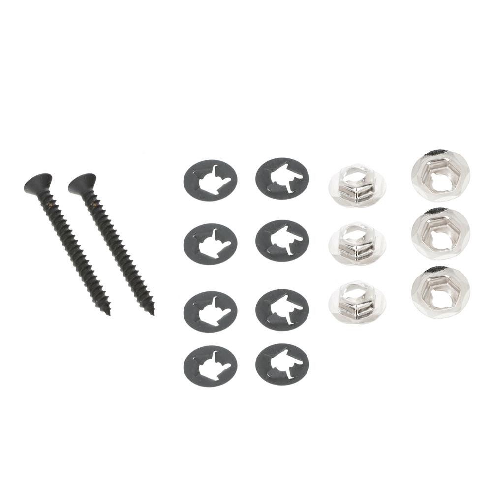 1987-93 Mustang Door Speaker Grille Kit  - Black