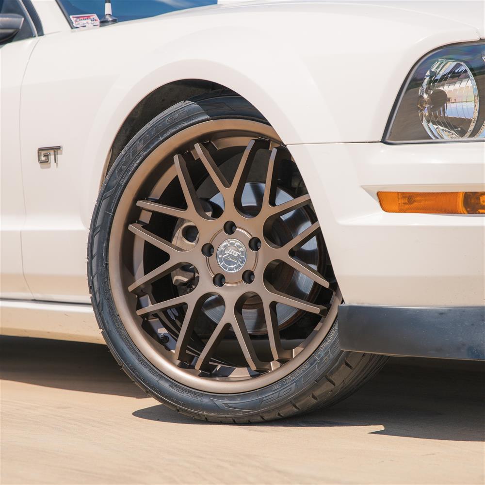 2005-25 Mustang Downforce Wheel - 20x10  - Satin Bronze