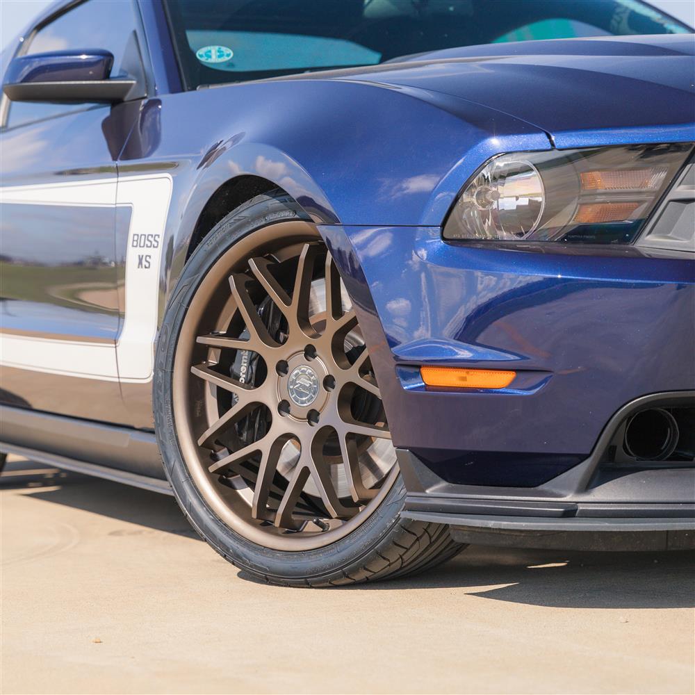 2005-25 Mustang Downforce Wheel - 20x10  - Satin Bronze