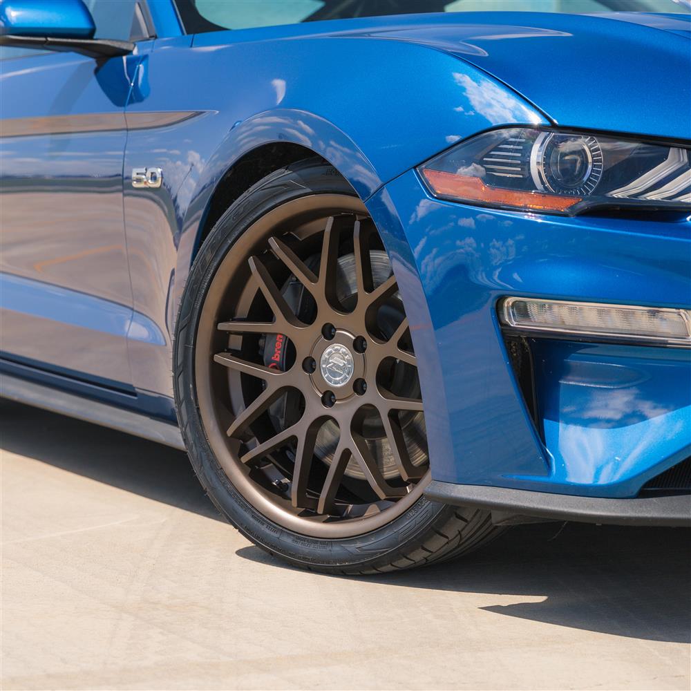 2005-25 Mustang Downforce Wheel - 20x10  - Satin Bronze