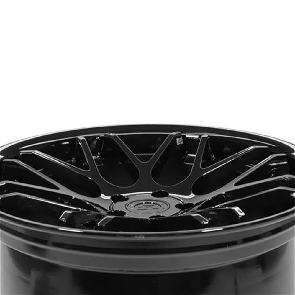 2024-26 Mustang Downforce Wheel & Nitto Tire Kit - 20x8.5 & 20x10  - Gloss Black