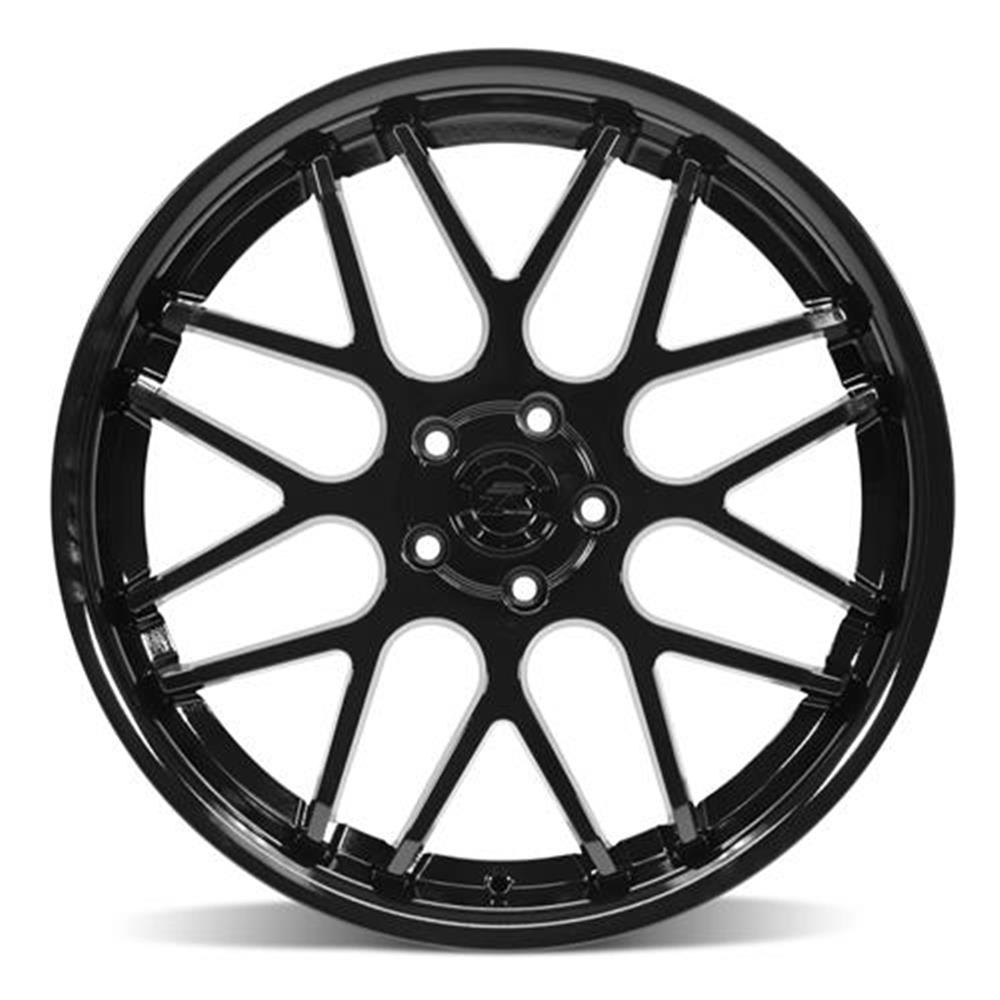 2024-26 Mustang Downforce Wheel & Nitto Tire Kit - 20x8.5 & 20x10  - Gloss Black