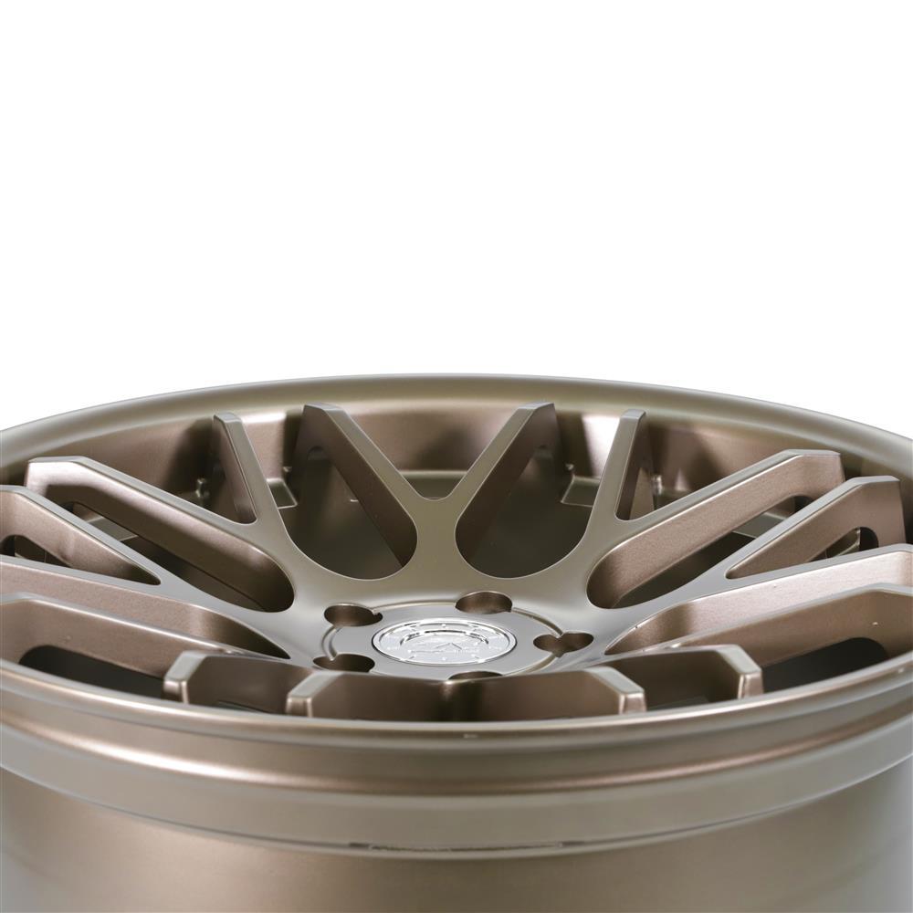 2024 Mustang Downforce Wheel & Ohtsu Tire Kit - 20x8.5/10 - Satin Bronze