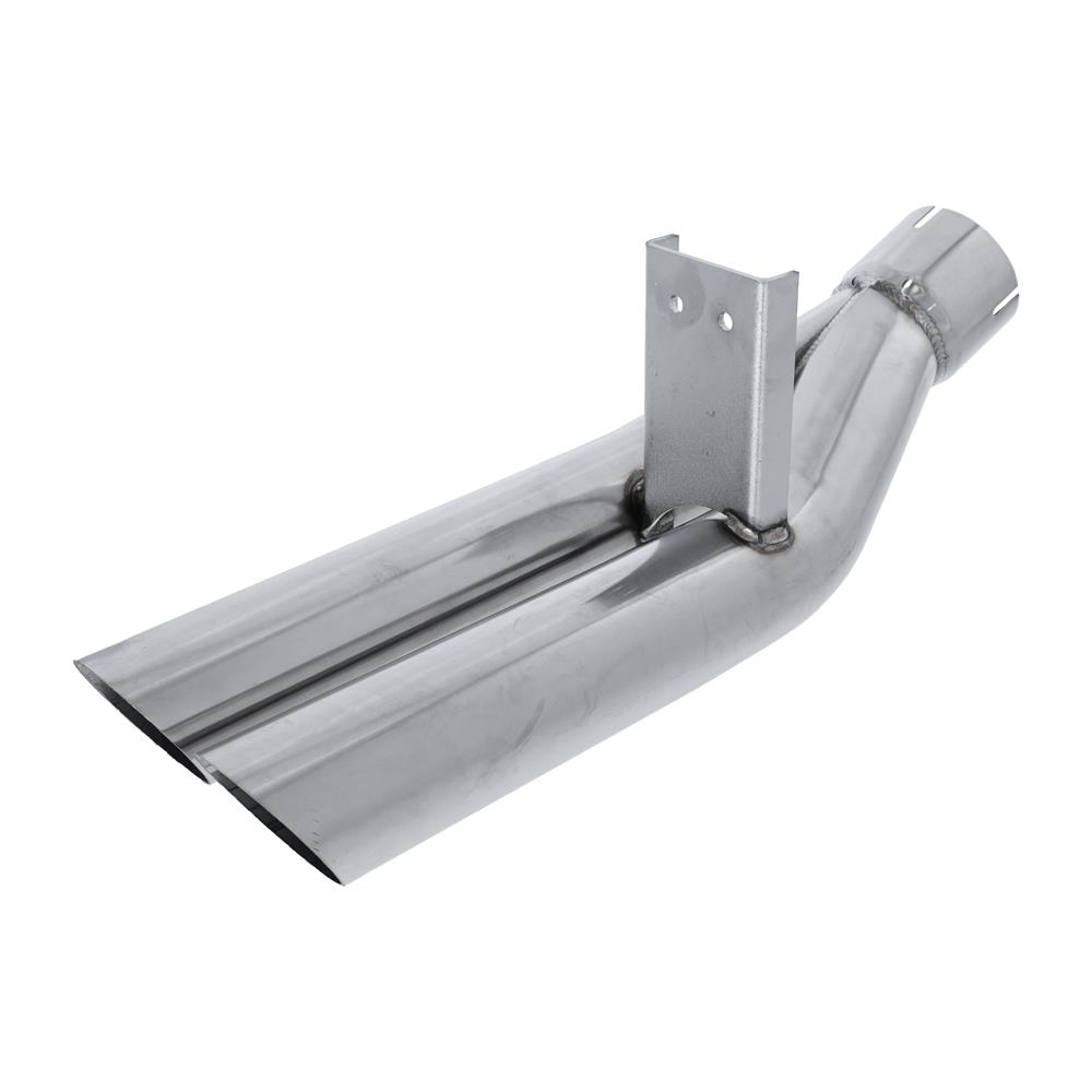 1979-85 Mustang Dual Exit Exhaust Tip - Polished Stainless 5.0/2.3 Turbo