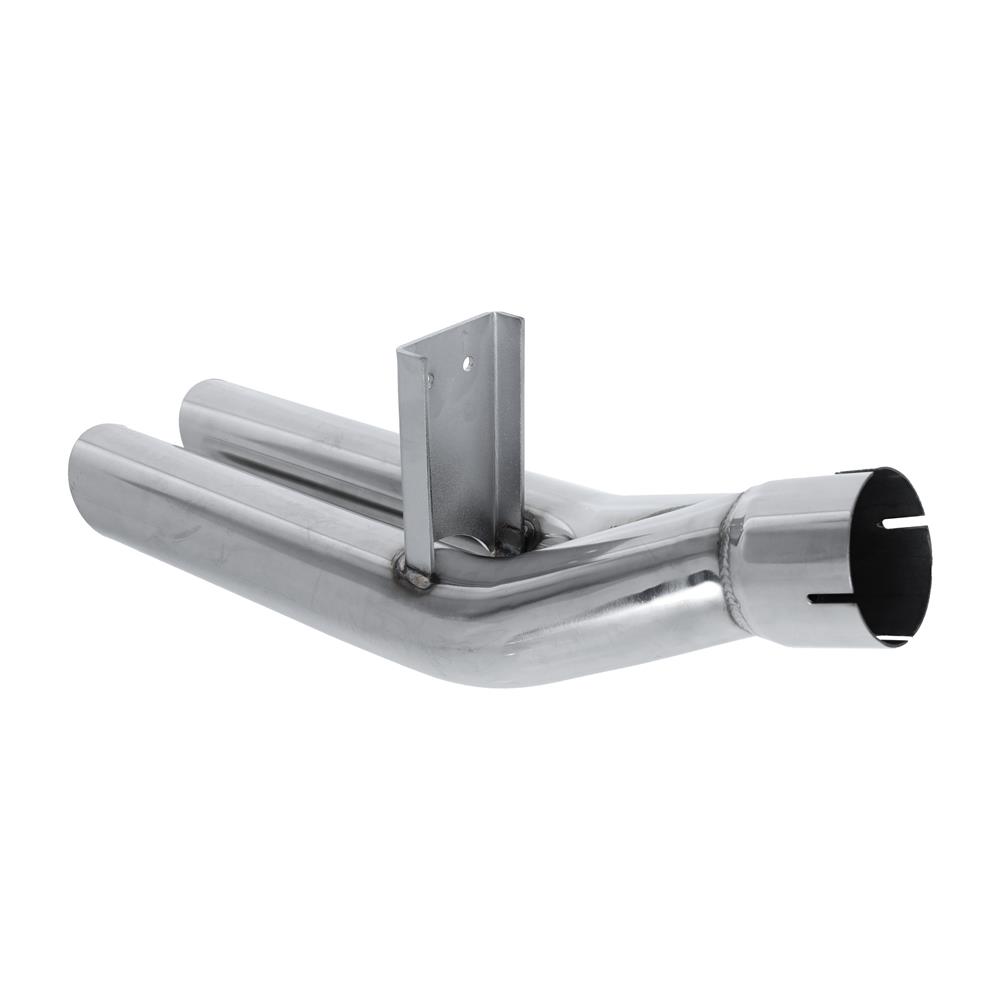 1979-85 Mustang Dual Exit Exhaust Tip - Polished Stainless 5.0/2.3 Turbo