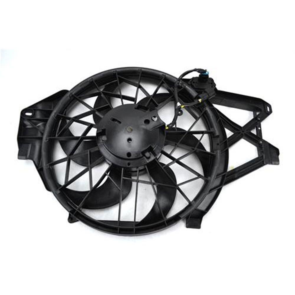 Radiator Cooling Fan & Motor Assembly For 1998-2000 Ford Mustang V8 4.6L - Direct Replacement
